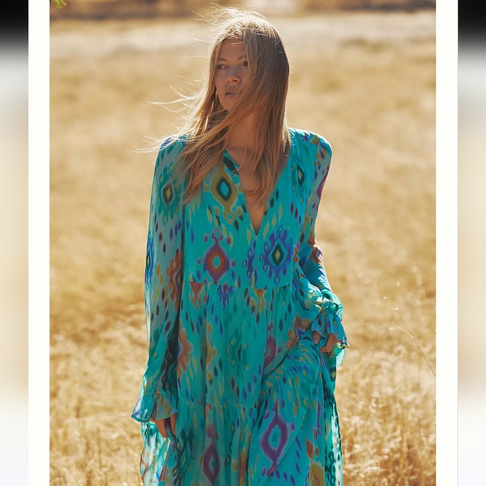Anthropologie Serenade Maxi Dress new condition size Xs - Picture 1 of 7